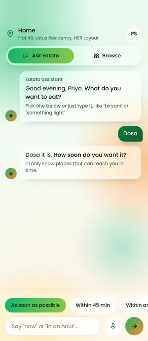 Eatato app: How soon?