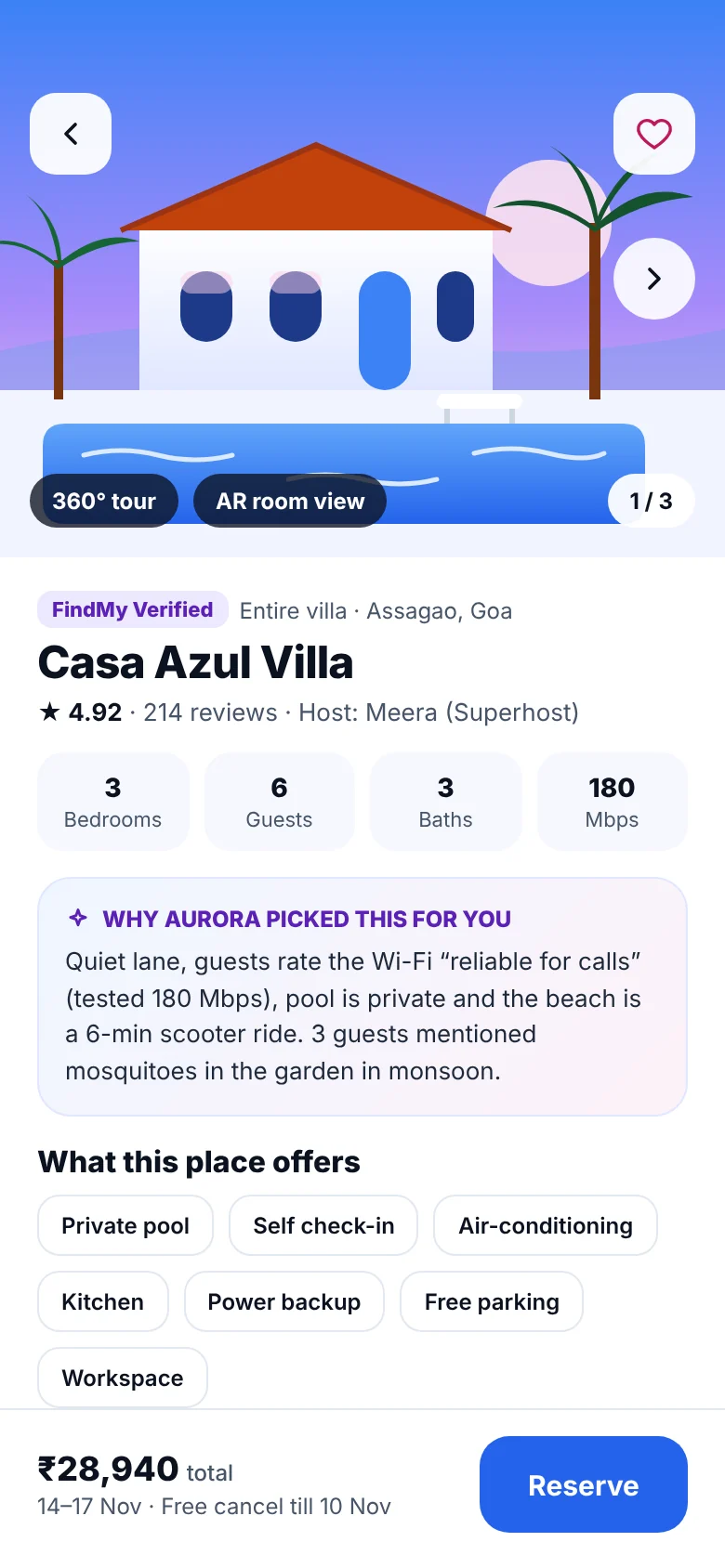 FindMy Stay property page