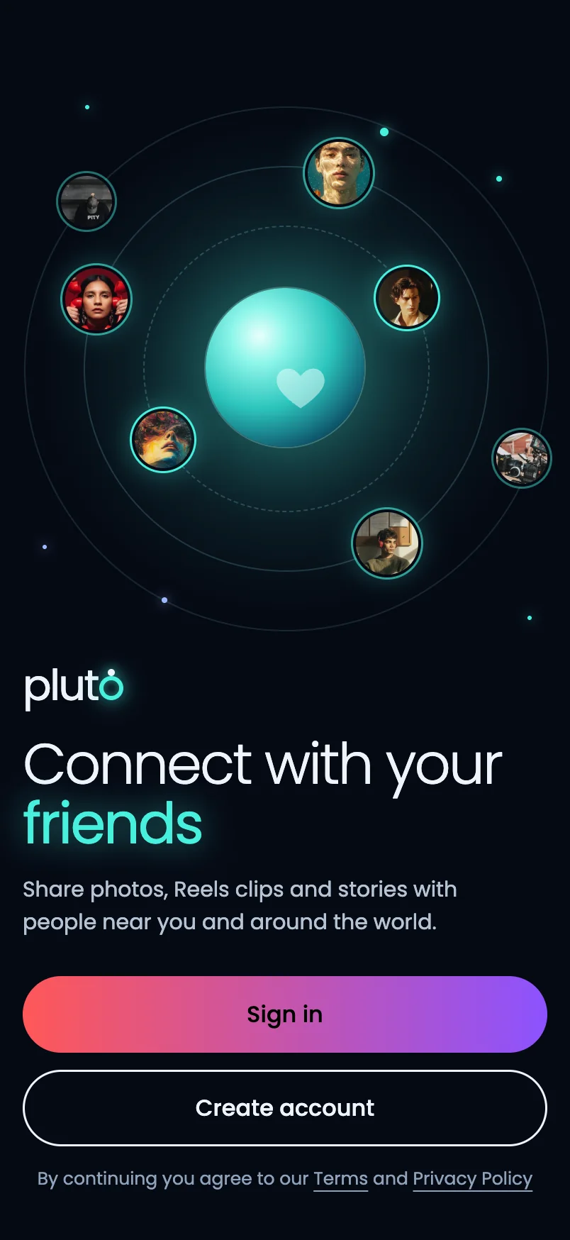 Pluto app: Welcome to Pluto