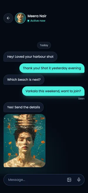 Pluto app: Chat