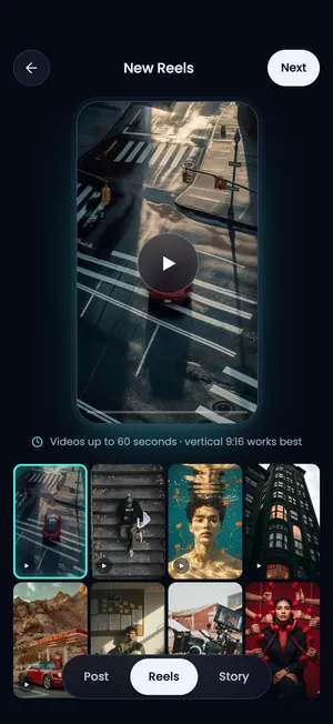 Pluto app: New Reels
