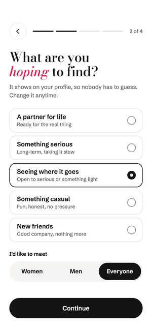 Venus app: What are you hoping to find?